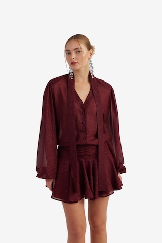 Robe HOLLY LOLLY en rouge : devant
