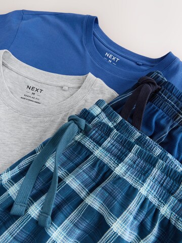 Next - Pijama comprido em azul