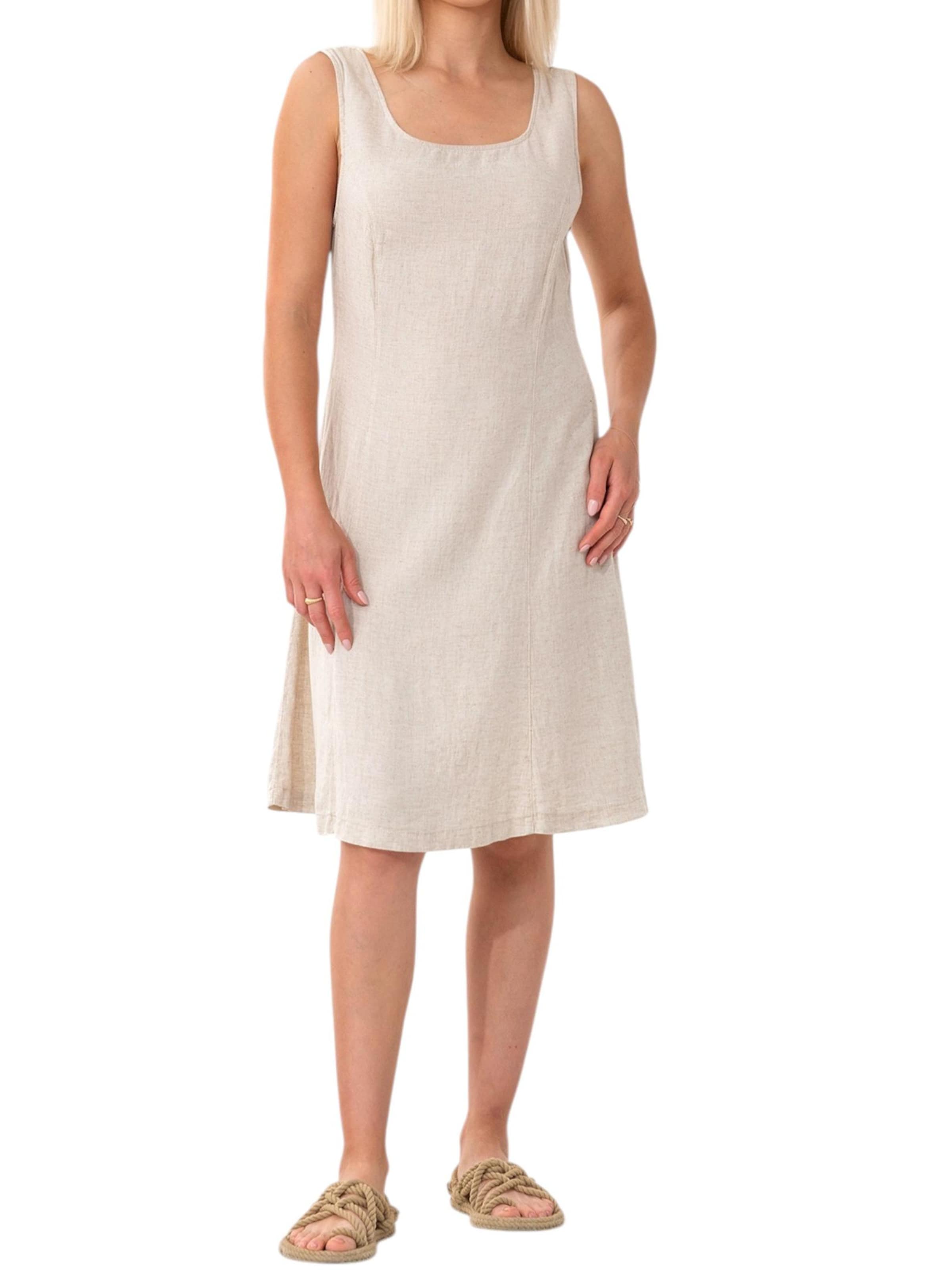 Robe d’été 'AMIRA' WENOR en beige