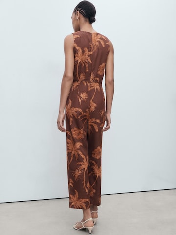 MANGO Jumpsuit 'LANA' i brun