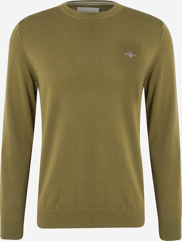 Pull-over 'CLASSIC' GANT en vert : devant