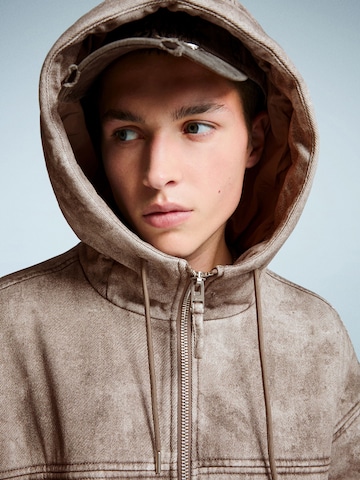 Veste mi-saison Bershka en marron