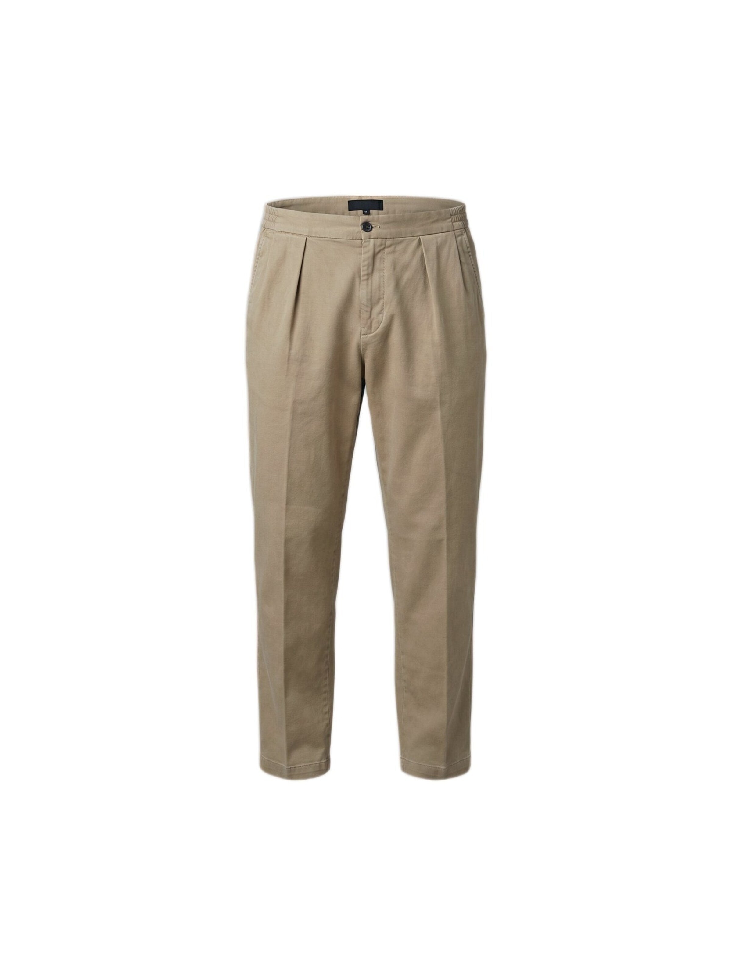 Briglia 1949 Tapered Trousers 'PORTOBELLO NOCCIOLA' in Beige: front