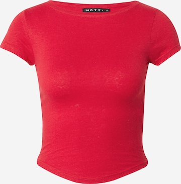 Motel Shirt 'JOJES' in Rood: voorkant