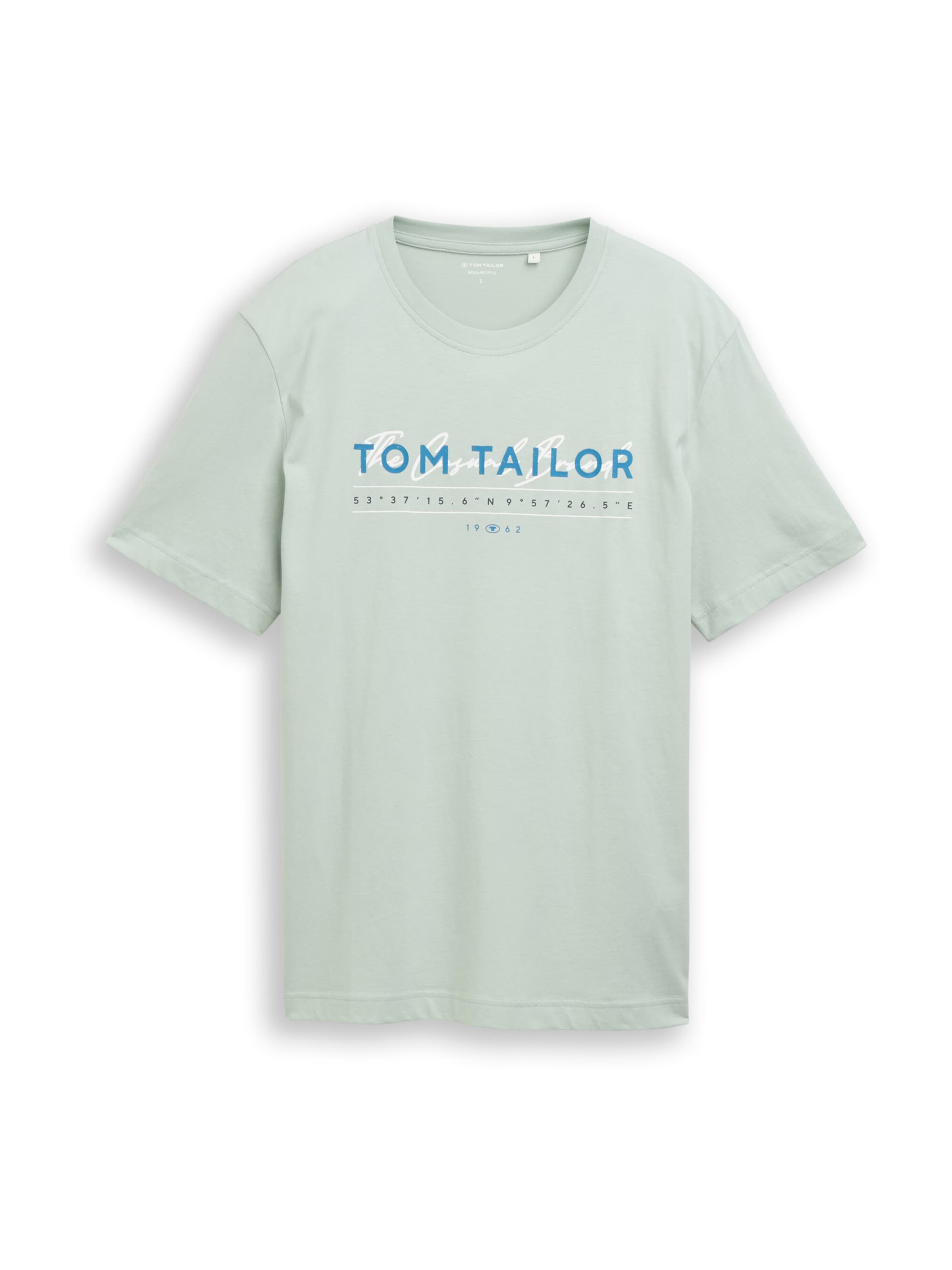 TOM TAILOR - Camiseta en verde: frente