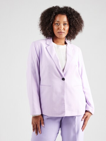 ONLY Carmakoma Blazer 'CARSELMA-ARIS' i lilla: forside