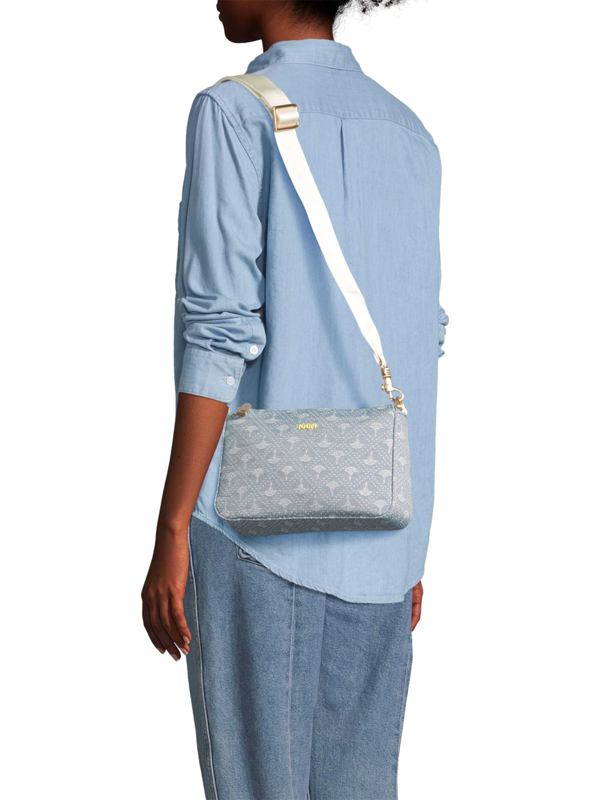 JOOP! Skuldertaske 'Origine Jasmina ' i blå: forside