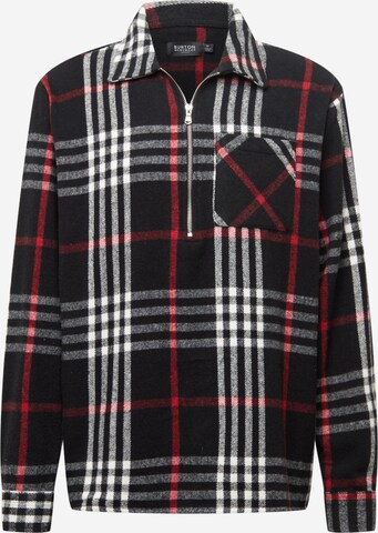 BURTON MENSWEAR LONDON Shirt in Zwart: voorkant