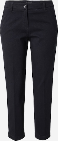 Regular Pantaloni de la Sisley pe negru: față