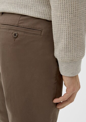 s.Oliver Slimfit Chinohose 'Phoenix' in Braun