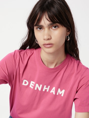 DENHAM T-Shirt 'JESSICA' in Pink