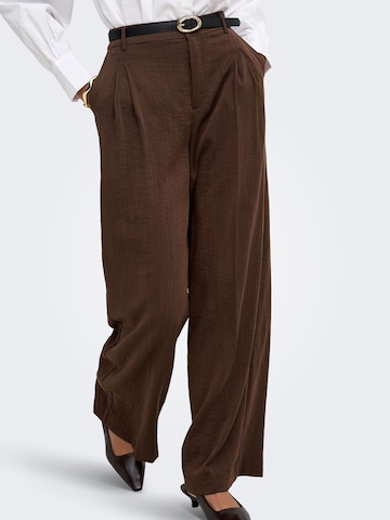 JDY Wide Leg Bukser 'JDYRiver' i brun