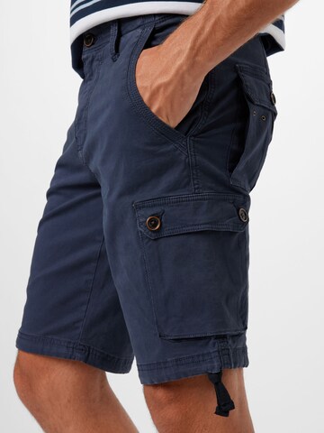 MUSTANG Regular Cargo Pants in Blue