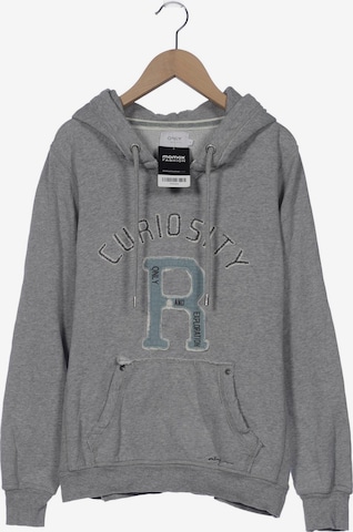 ONLY Sweatshirt & Zip-Up Hoodie in M in Grey: front