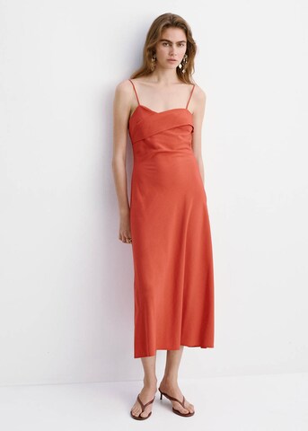MANGO Kleid 'Adri' in Orange: Vorderseite