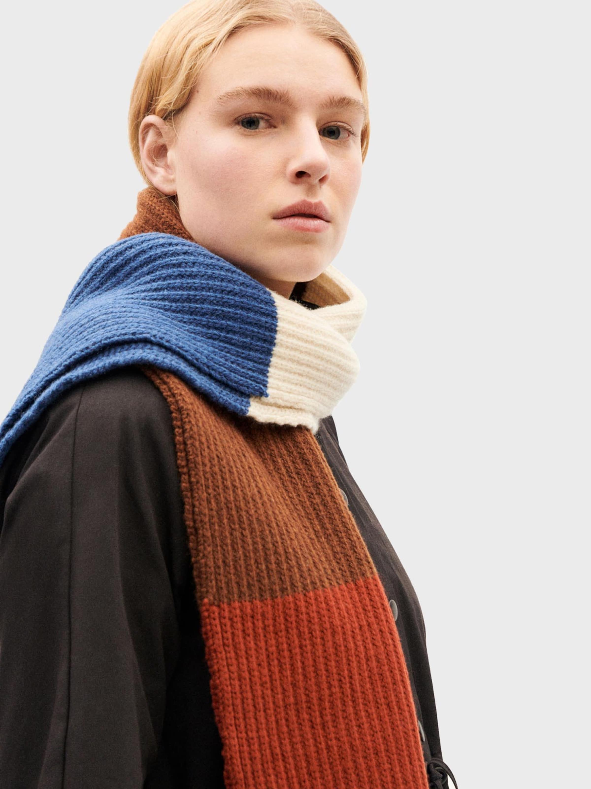 Thinking MU Scarf 'SCARF UNISEX' in Brown