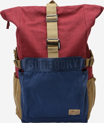 Superdry Rugzak in Rood: voorkant