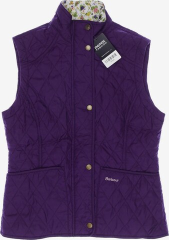 Barbour Vest in S in Purple: front