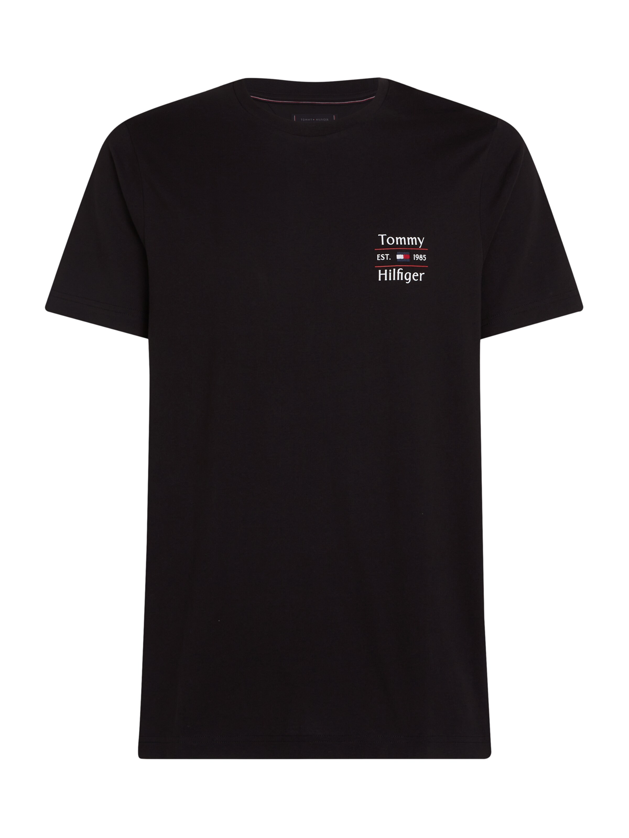 Maglietta di TOMMY HILFIGER in nero: frontale