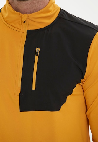 ENDURANCE Athletic Sweatshirt 'Breger' in Yellow