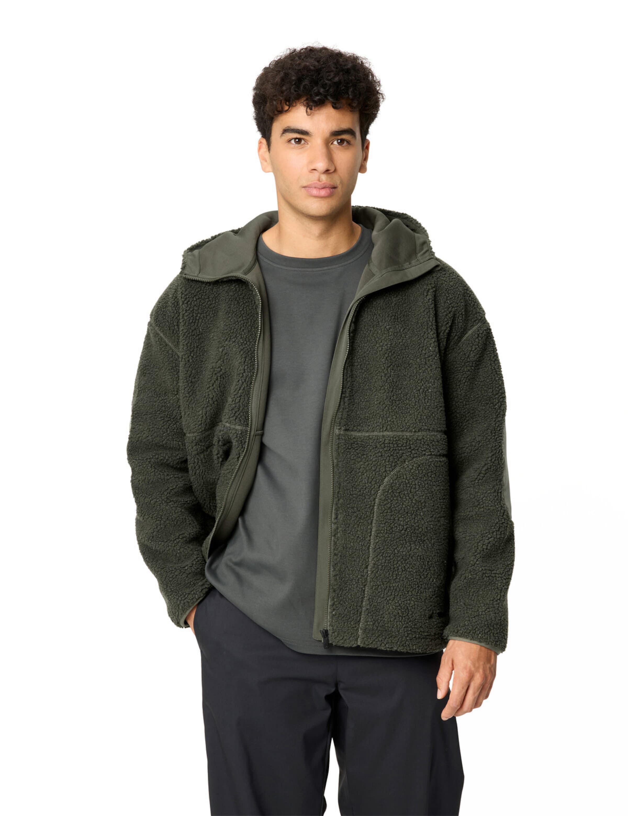 VAUDE Athletic fleece jacket 'Manukau IV' in Green