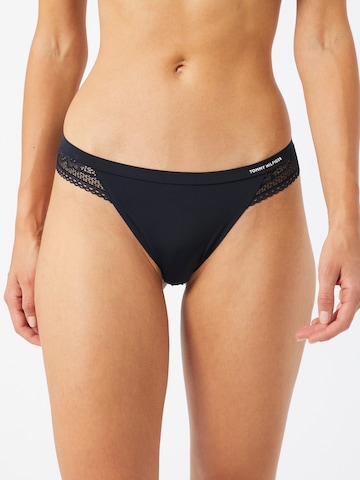 Tommy Hilfiger Underwear Regular Thong in Blue: front