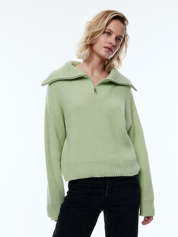 Pullover 'Akela' di EDITED in verde: frontale