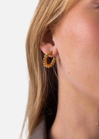 PURELEI - Pendientes 'Big Leaf' en oro