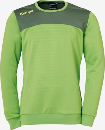 KEMPA Sports sweatshirt 'Emotion' in Green: front