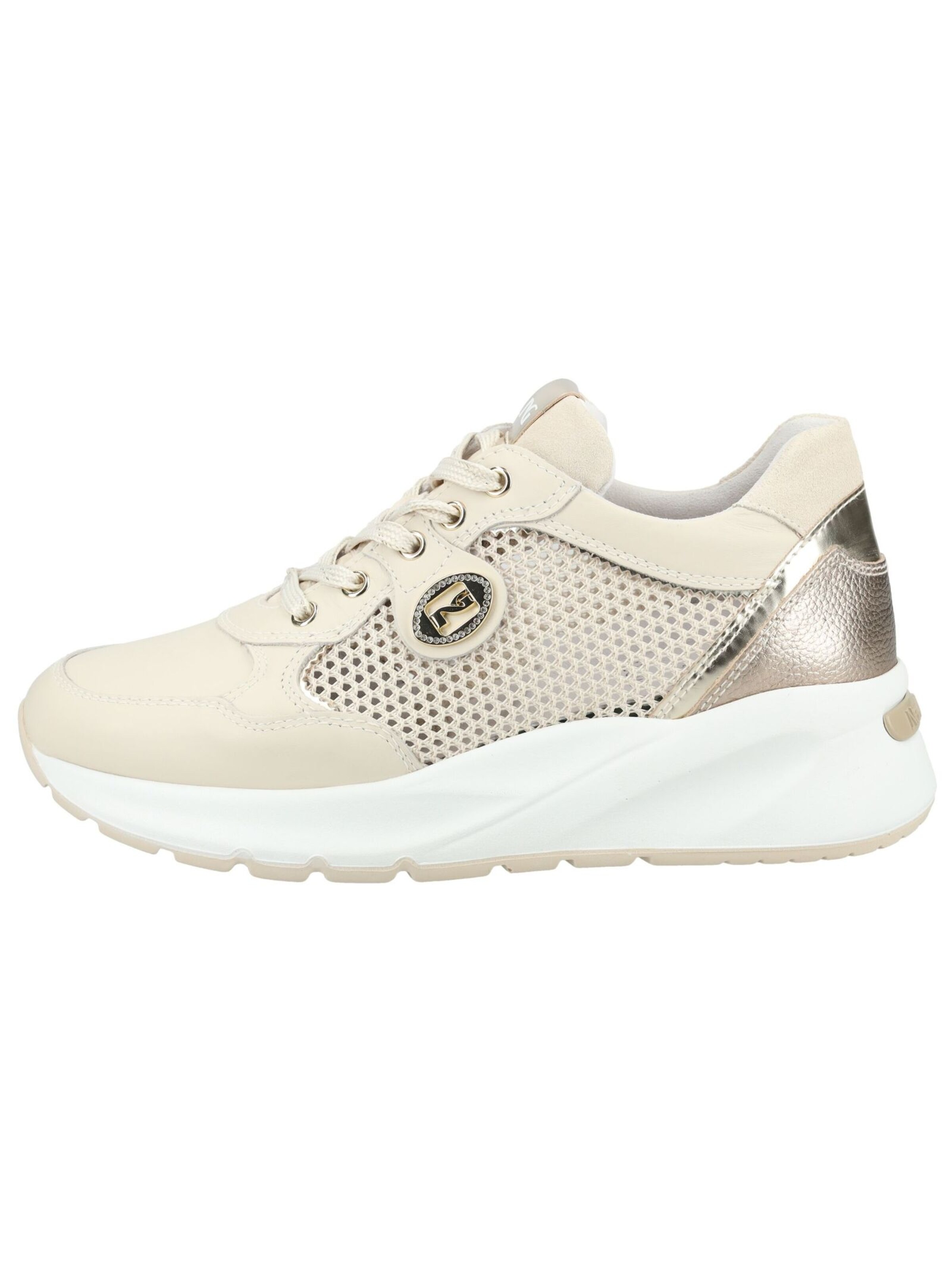 Baskets basses Nero Giardini en beige