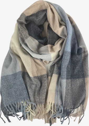 Kumixi Oversizeschal in Blau: Vorderseite