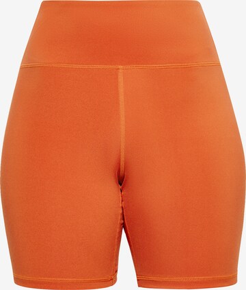 faina Athlsr Skinny Shorts in Orange: predná strana