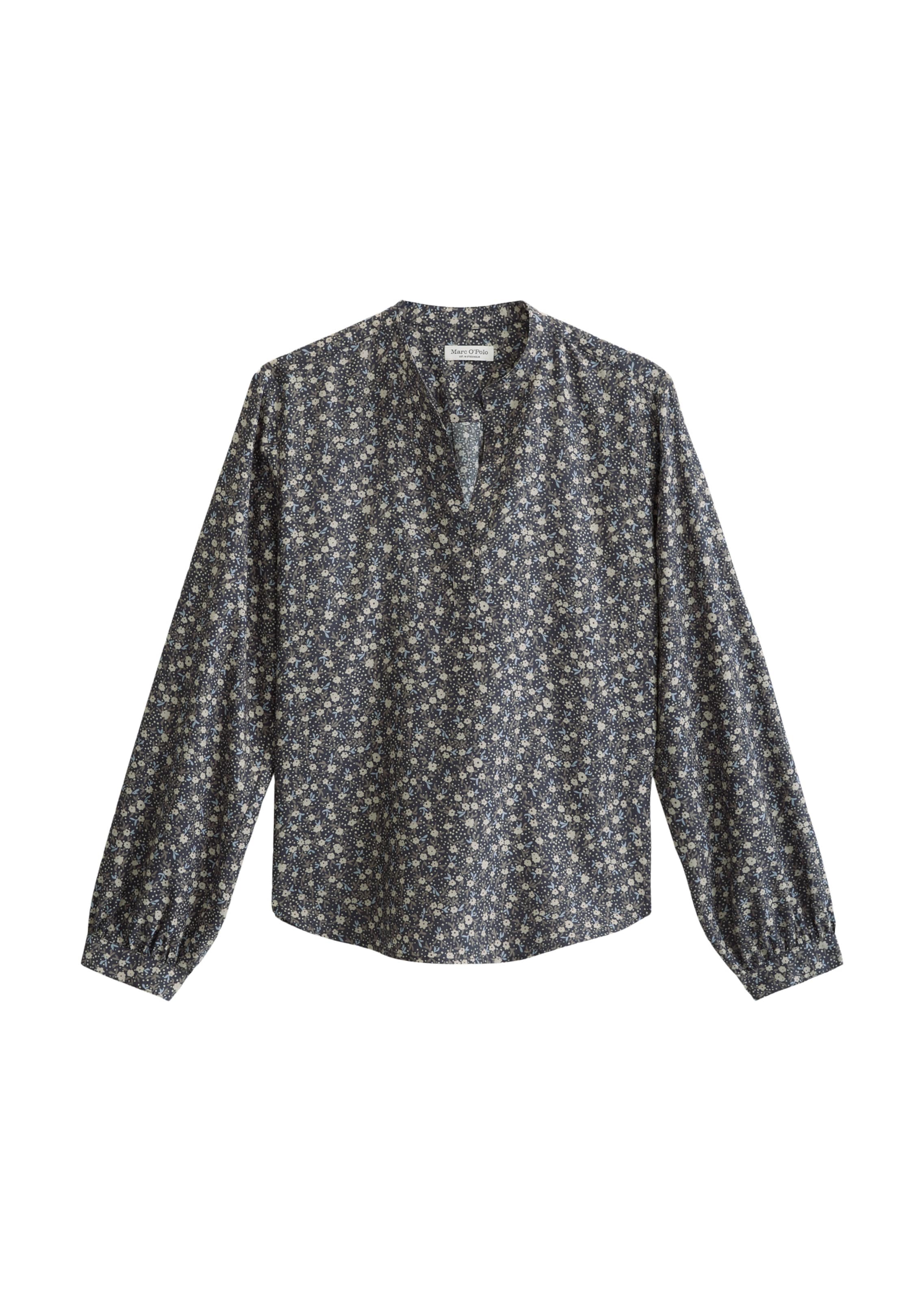 Marc O'Polo Bluse in Grau: Vorderseite