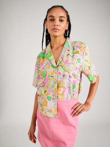 Monki Blouse in Mixed colors: front