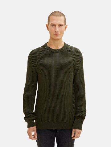 TOM TAILOR Pullover in Grün: Vorderseite