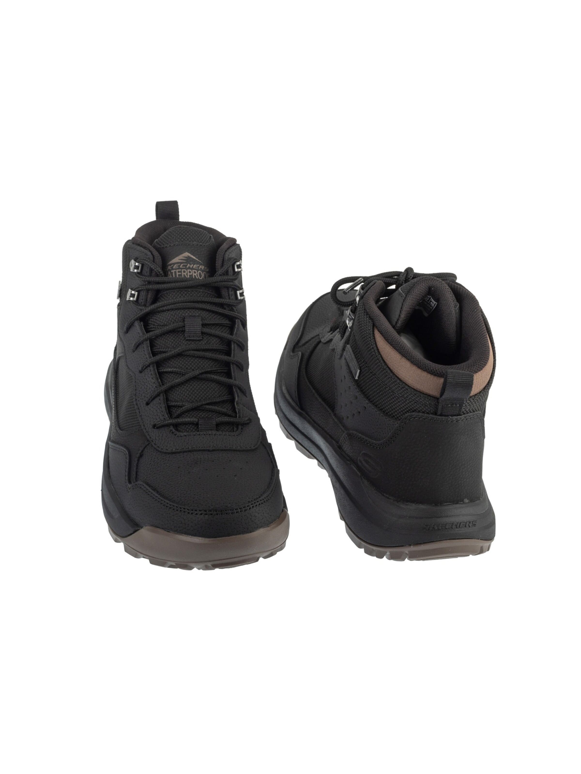 SKECHERS Veterboots 'Cambert - Harlan' in Zwart