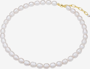 Valero Pearls Necklace in White: front