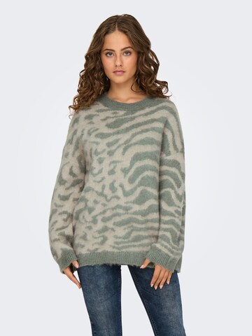 Pull-over 'ONLWild' ONLY en vert : devant
