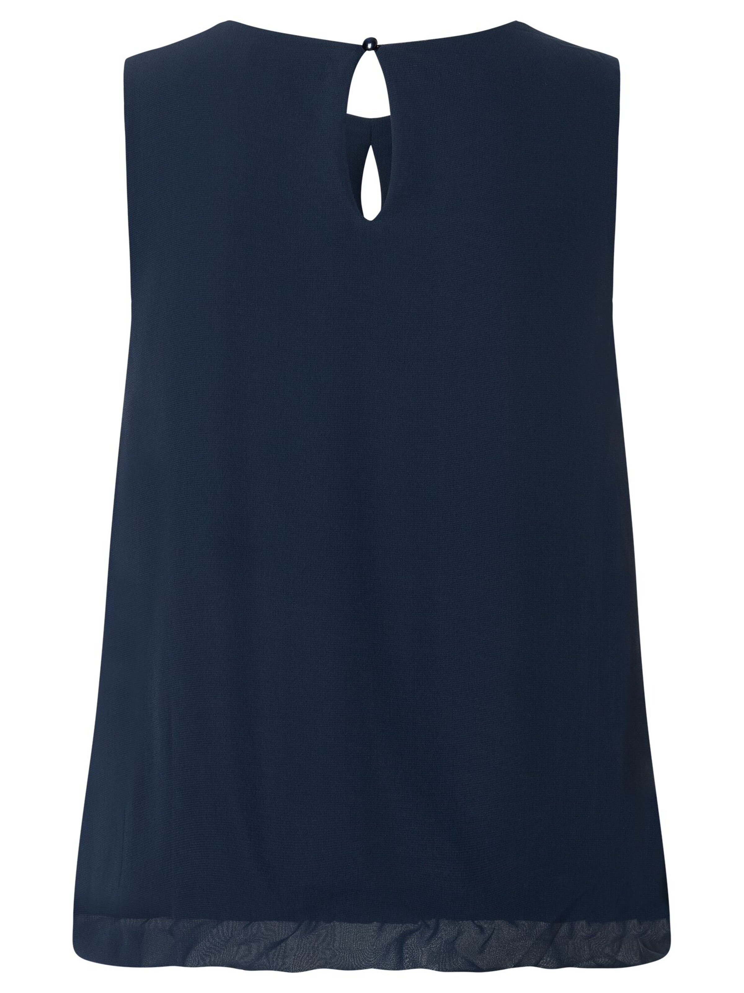 MORE & MORE Bluse in Blau: Vorderseite