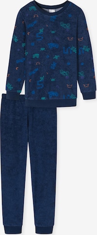 SCHIESSER Pajamas in Blue: front