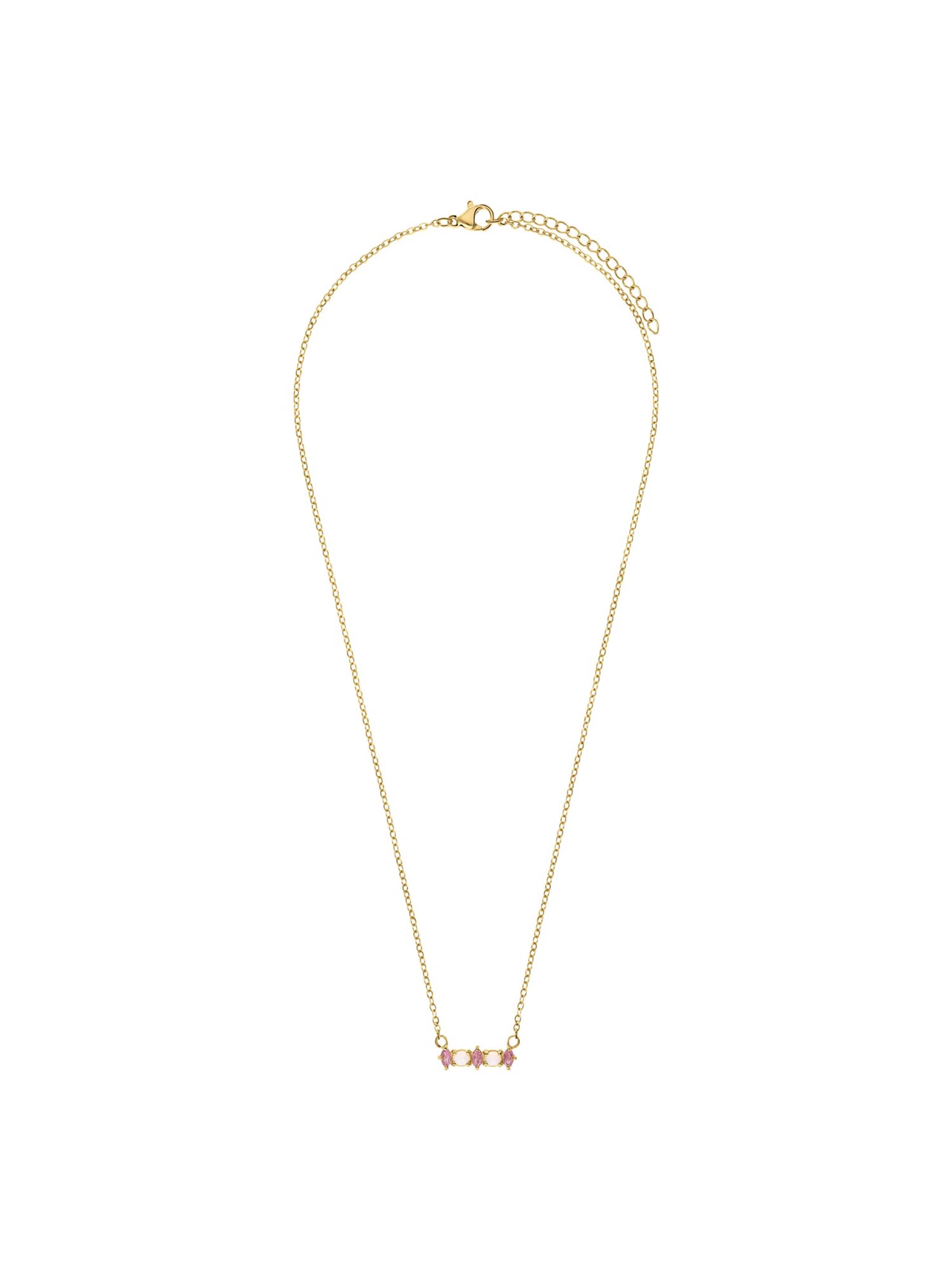 Lucardi Kette 'Weinlese' in Gold: Vorderseite