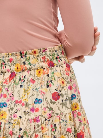 Lollys Laundry - Falda 'Sunset' en beige