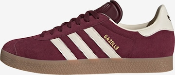 Baskets basses 'Gazelle' ADIDAS ORIGINALS en rouge : devant