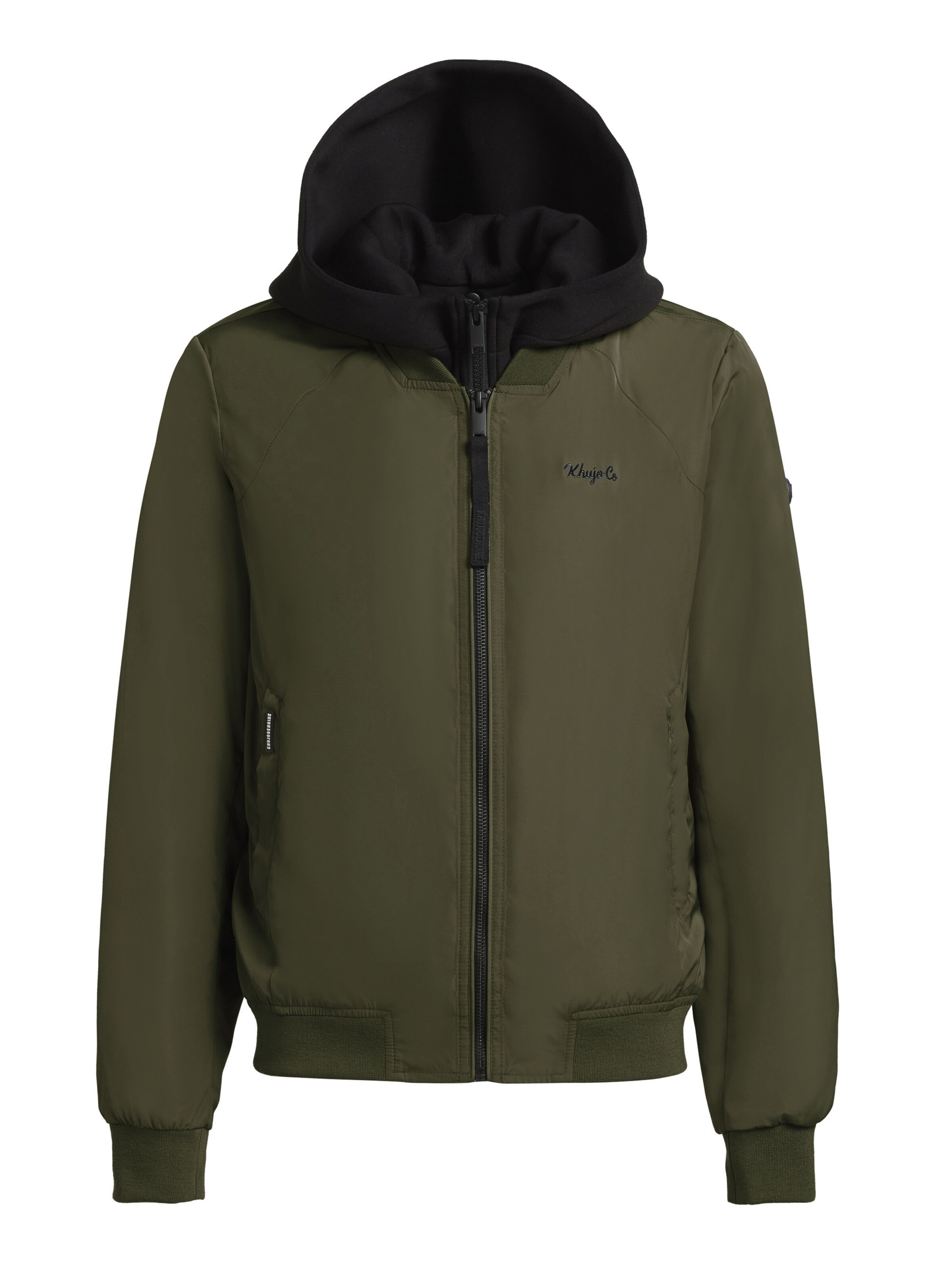 Veste mi-saison 'Seeam' khujo en vert : devant