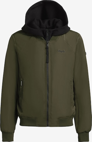 Veste mi-saison 'Seeam' khujo en vert : devant