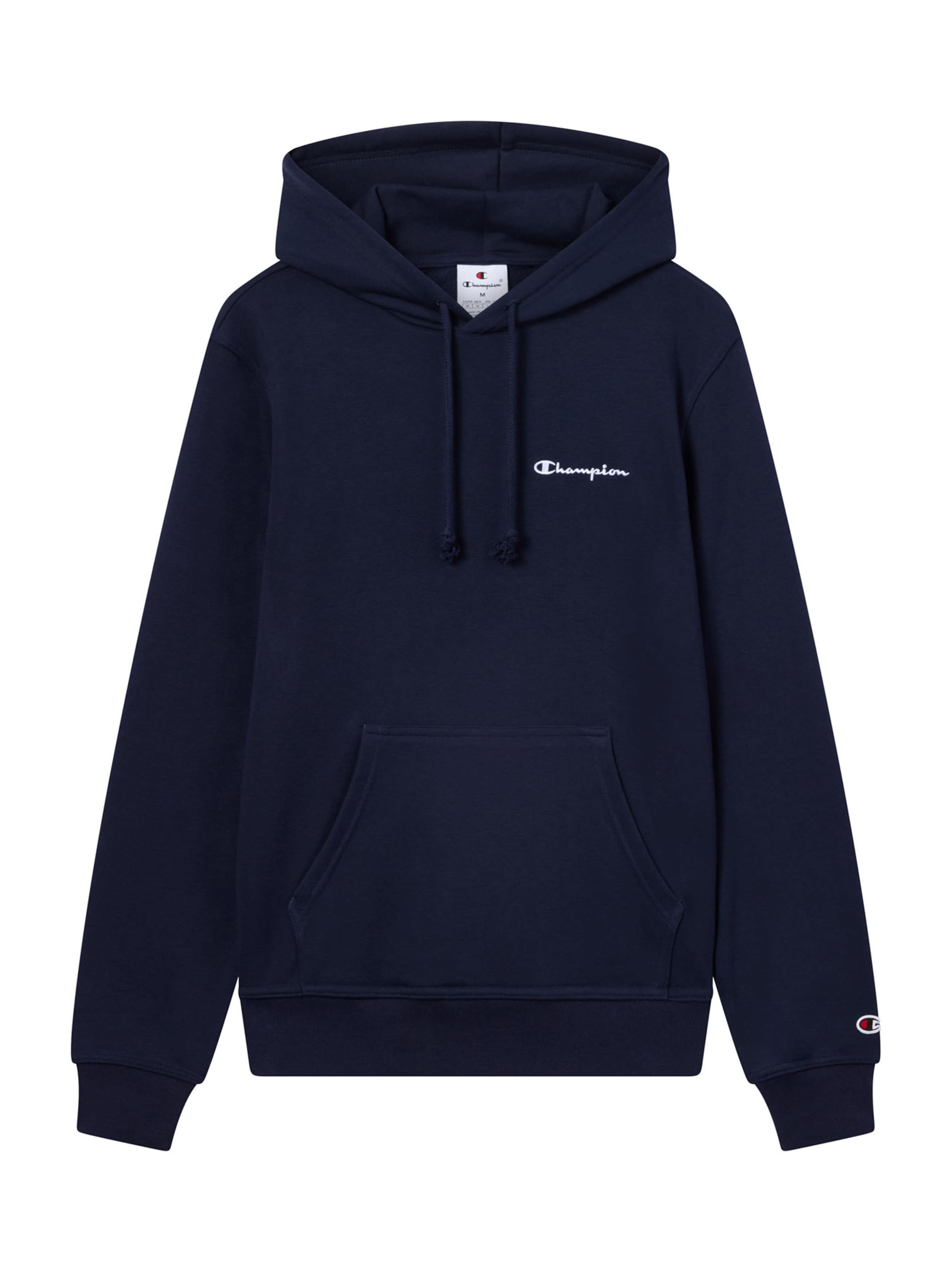 Champion Authentic Athletic Apparel Суичър в синьо: отпред