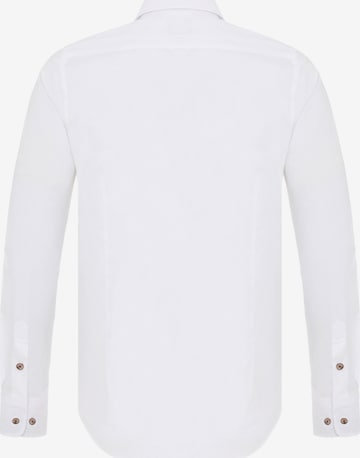 DENIM CULTURE - Ajuste regular Camisa 'FEDERICO' en blanco