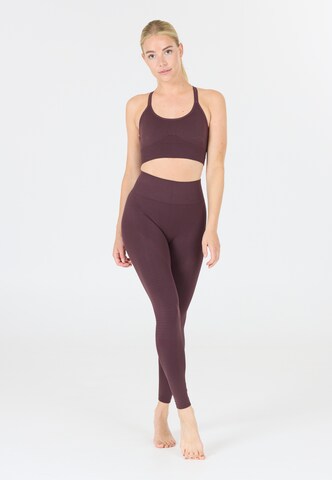 Athlecia Skinny Sports trousers 'NAGAR' in Red