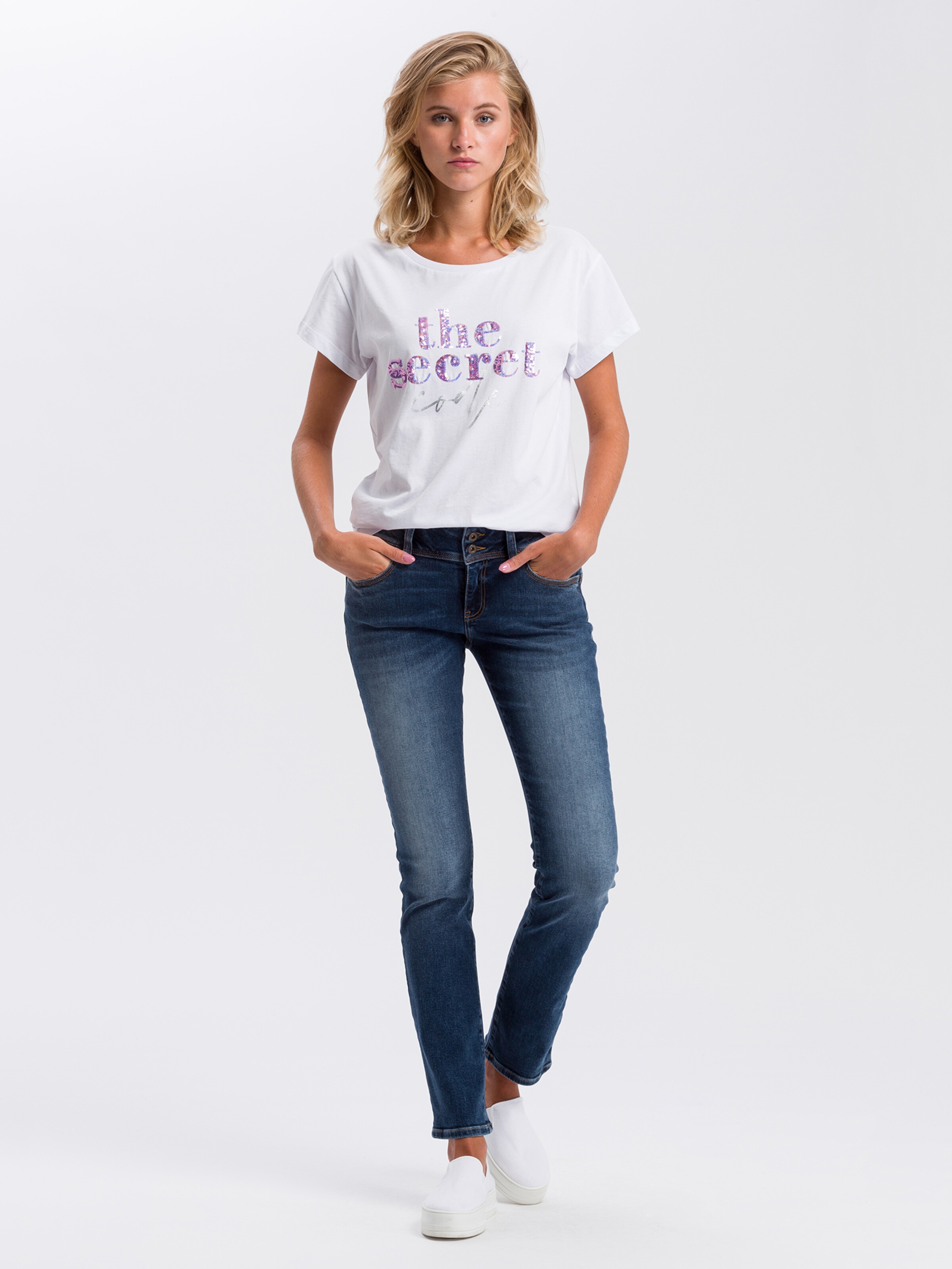 Frauen Jeans Cross Jeans Jeans ' Loie ' in Blau - PH81484 Frauen Jeans Cross Jeans Jeans ' Loie ' in Blau - PH81484