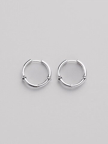 REYTEL - Pendientes 'BAMBOO' en plata